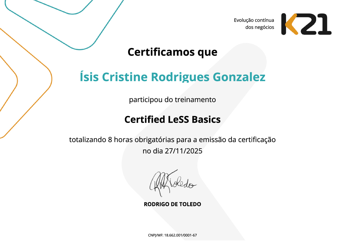 Certificado K21